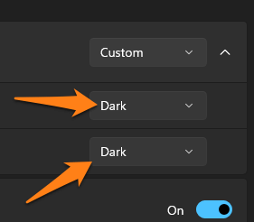 How to Enable Dark Mode Windows 11 Customize Dark Mode How to Enable Dark Mode Windows 11