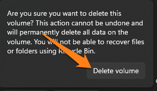 Delete volume How to remove partition Windows 11