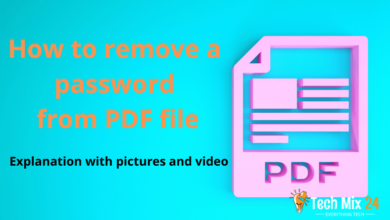 How to remove a password from PDF file