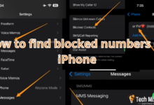 How to find blocked numbers on iPhone