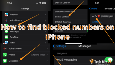 How to find blocked numbers on iPhone