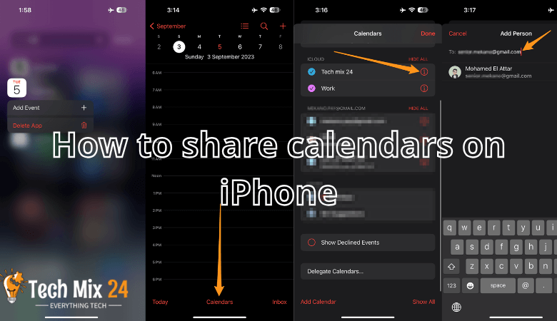Featured image article How to share calendars on iPhone