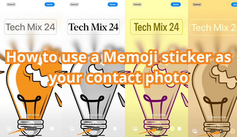 How to use a Memoji sticker as your contact photo