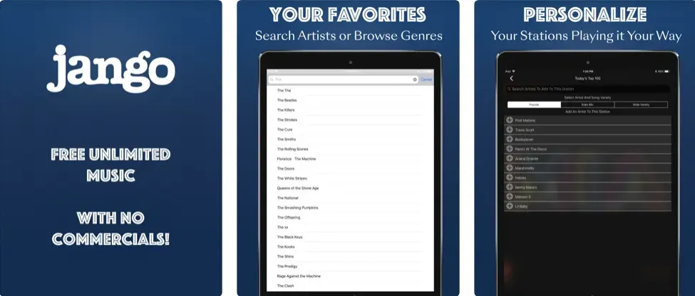 15 Best Free Offline Music Apps Image from: Jango Radio