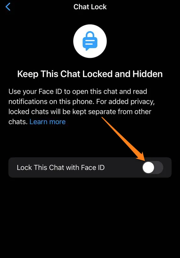 Image from: Lock this chat button