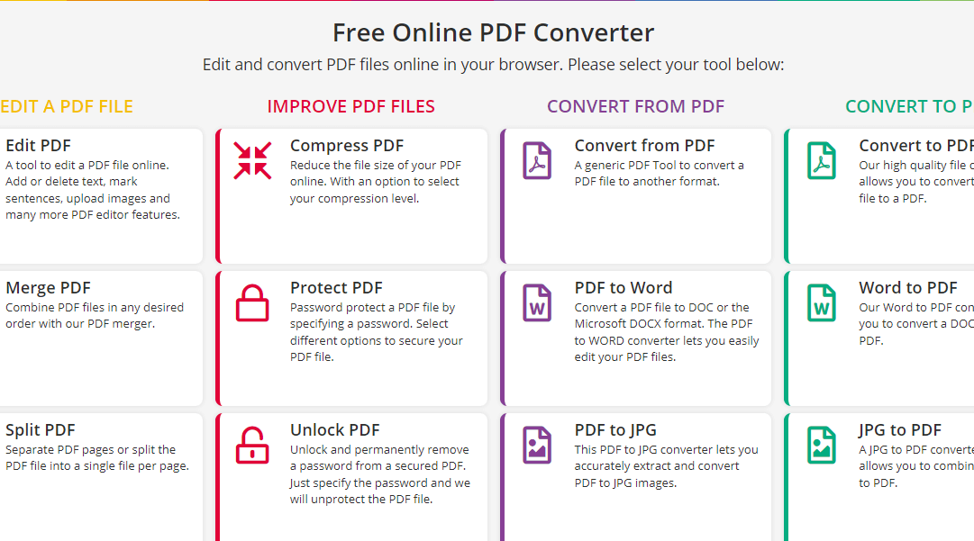 PDF2Go How to convert a PDF file from Word