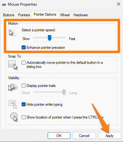 How to Change Mouse Sensitivity Windows 11 Pointer speed