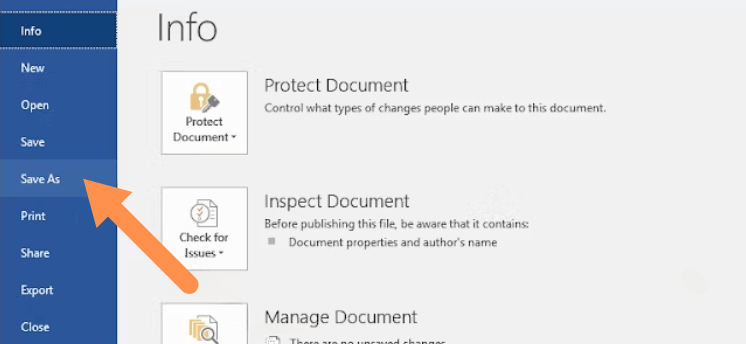 How to convert a PDF file from Word clicking Save as How to convert a PDF file from Word