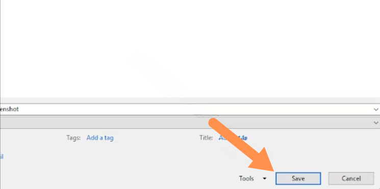 How to convert a PDF file from Word Click Save