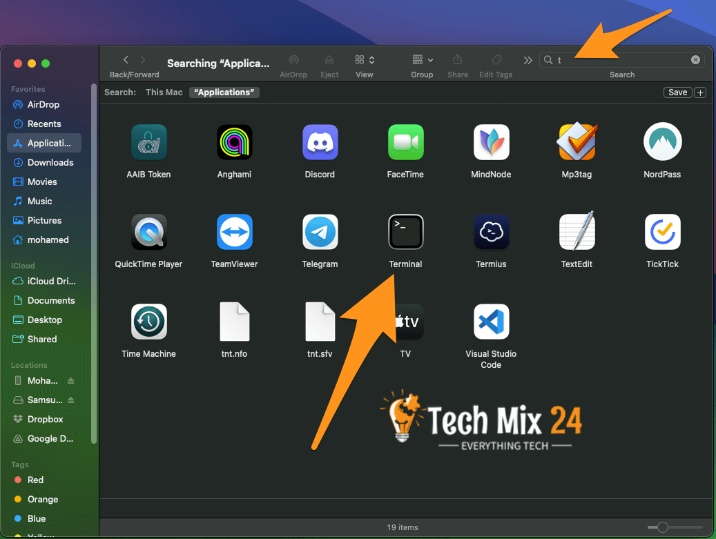 The Utilities page How to open Terminal on Mac in multiple ways