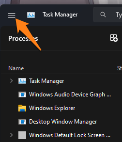 Image of: The three horizontal bars How to Disable Startup Programs Windows 11