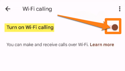 Turn on Wi-Fi calling How to Enable Wi-Fi Calling on Android