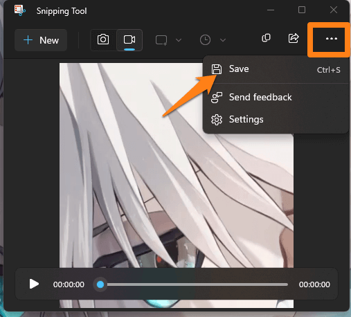 How to Screen Record Windows 11 Click Save