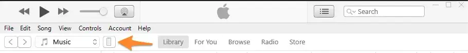 click on the icon shaped like a phone