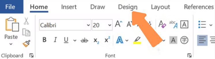 Design How to change page color in Word