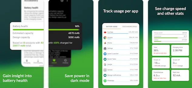Accu​Battery app Best Battery Saver Apps for Android