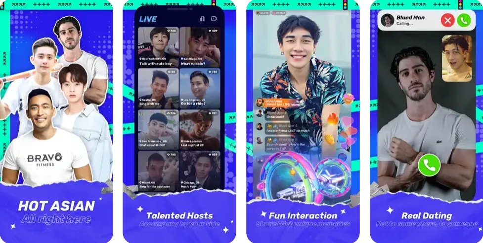 The Best Random Video Chat Apps Blued app The Best Random Video Chat Apps