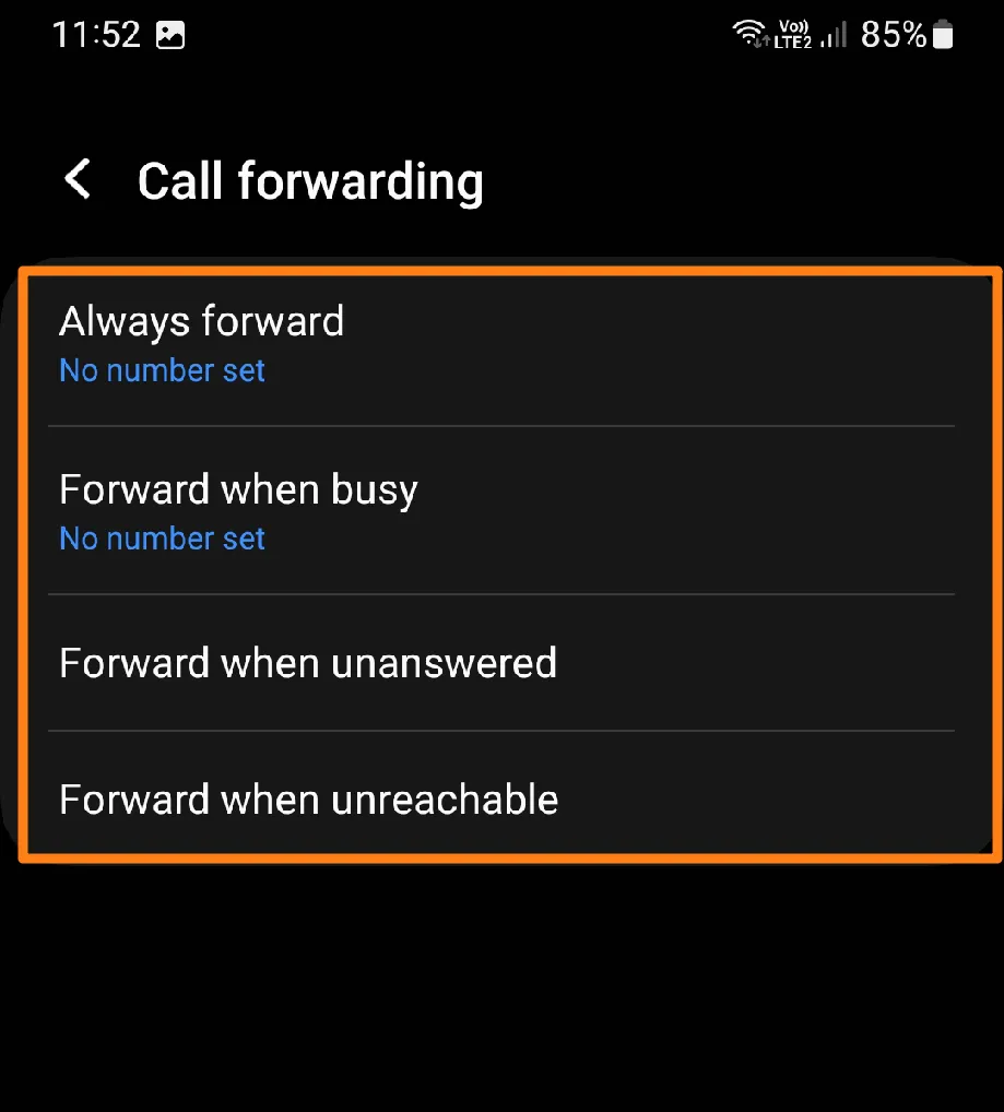 Call forwarding