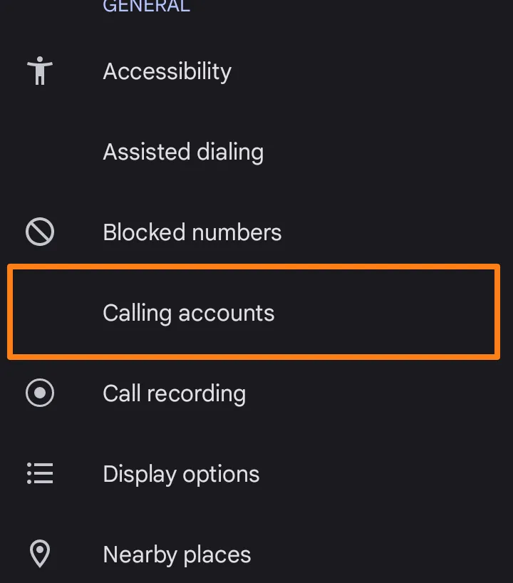 Calling accounts How to forward calls on Android