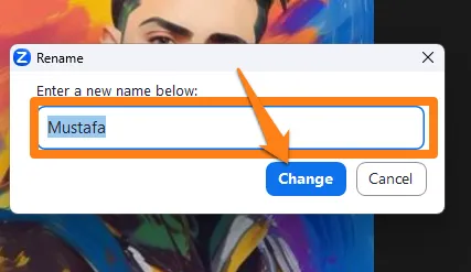 Click Change