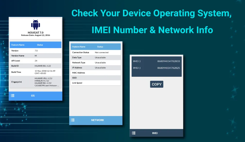 Check IMEI Number App