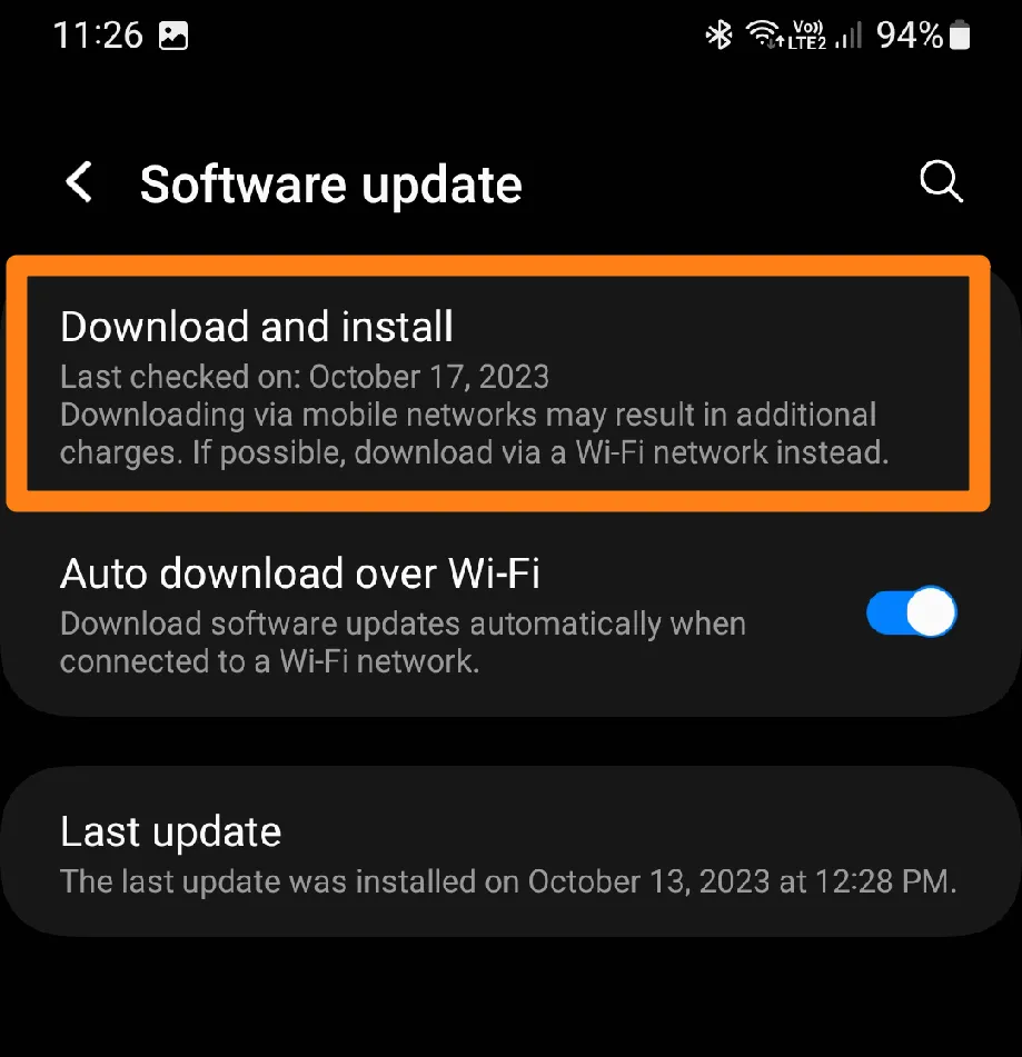 Click Download and Install