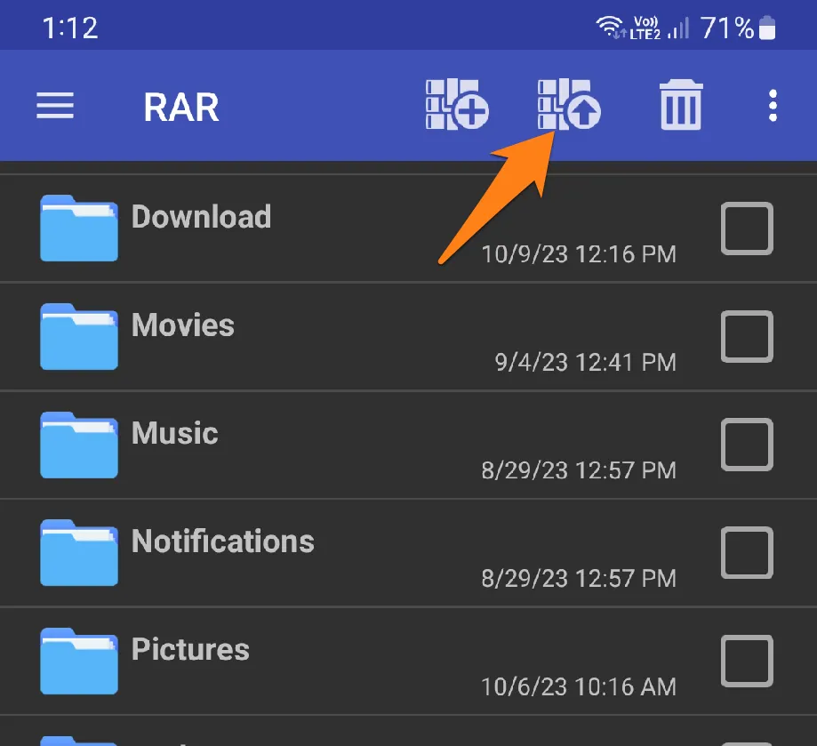 How to unzip files on Android Click on Extract File How to unzip files on Android