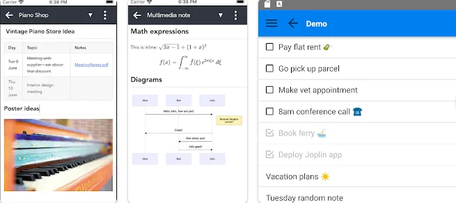 Best Note-Taking Apps for Android Joplin app Best Note-Taking Apps for Android