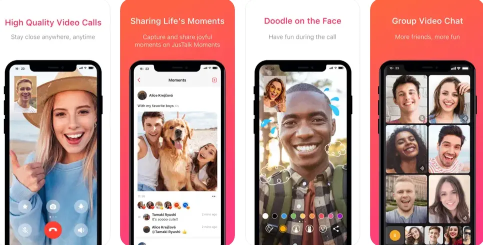 JusTalk app