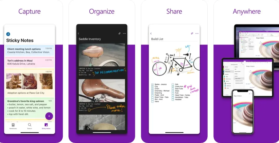 Best Apps For School Students Microsoft OneNote App Best Apps For School Students