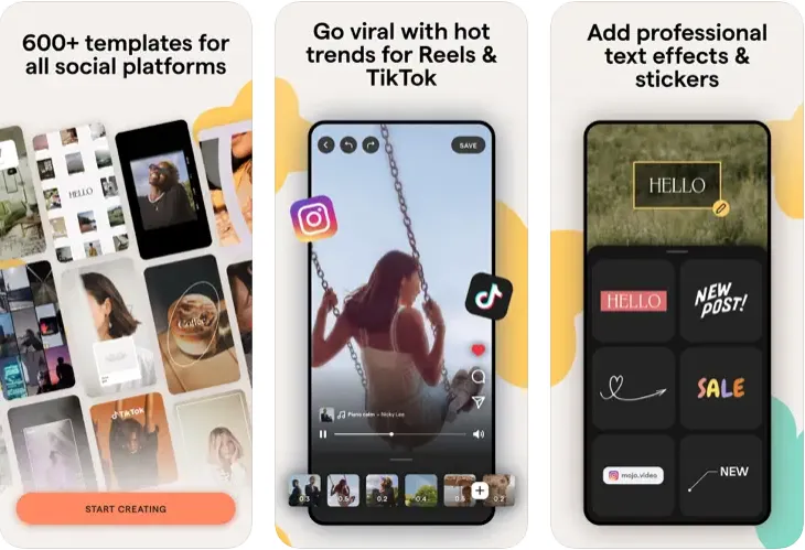 Mojo for article: Aesthetic editing apps for TikTok