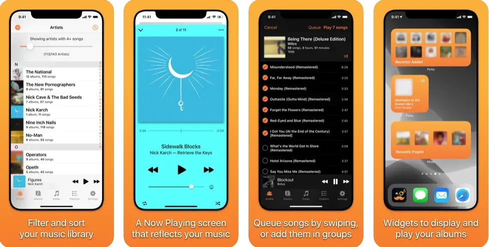 Image from: Picky Music Player