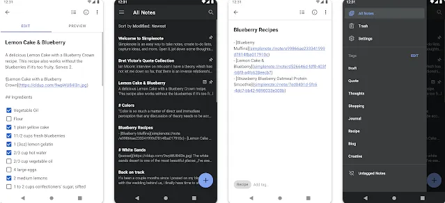 Simplenote App Best Note-Taking Apps for Android