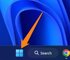 Click on Start menu How To Remove Windows 11 Password