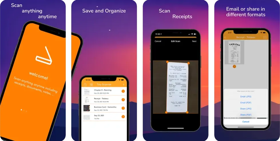 Image from: Tiny Scanner App