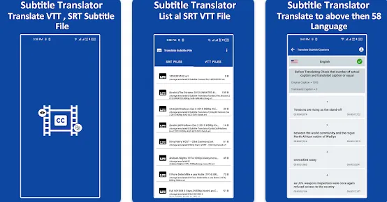 Translate Subtitle App
