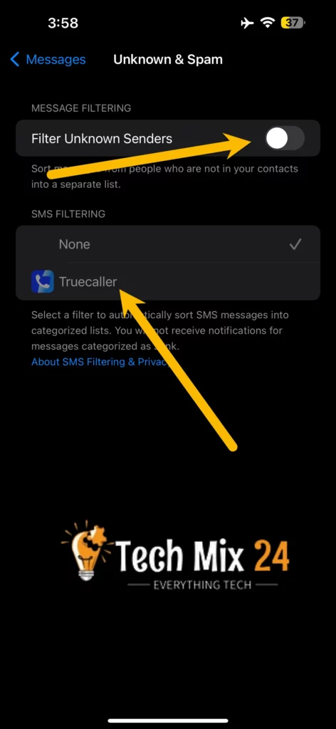 Unknown & Spam