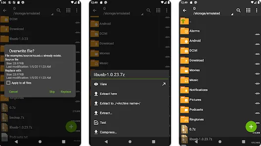 ZArchiver How to unzip files on Android 