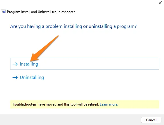 How to Fix Programs Not Installing on Windows 11 click Installing How to Fix Programs Not Installing on Windows 11
