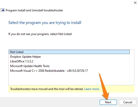 How to Fix Programs Not Installing on Windows 11 click Next How to Fix Programs Not Installing on Windows 11