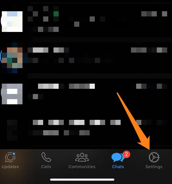 click Settings