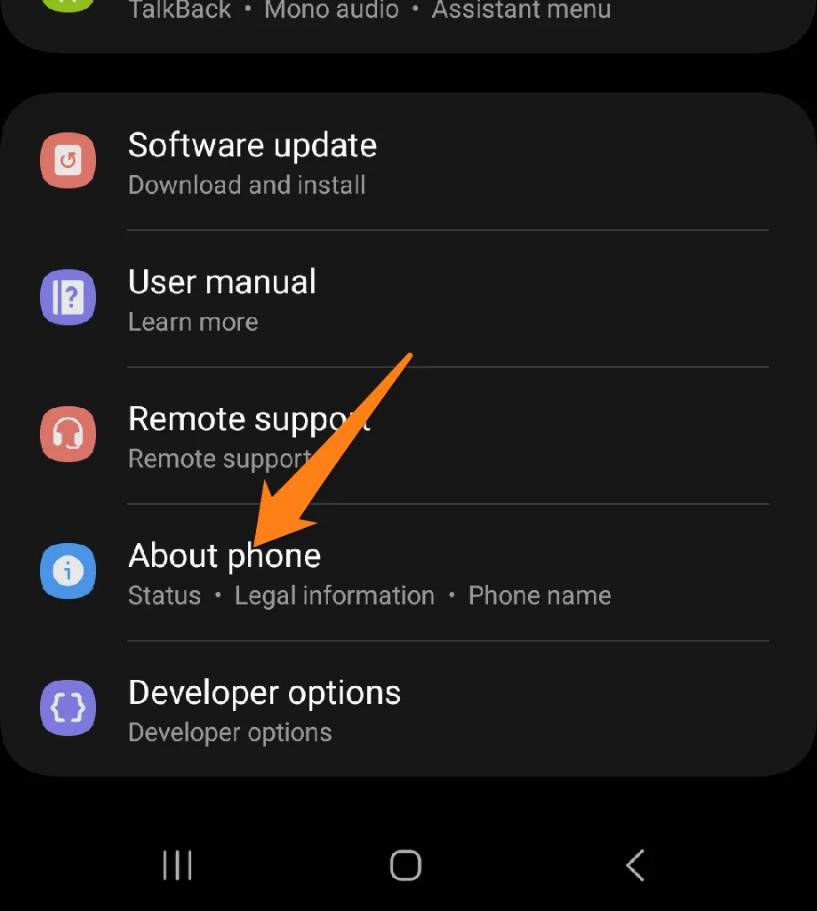 How to Find Samsung Galaxy IMEI Number click on About phone How to Find Samsung Galaxy IMEI Number