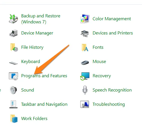 How to Fix Programs Not Installing on Windows 11 click on Programs and Features How to Fix Programs Not Installing on Windows 11