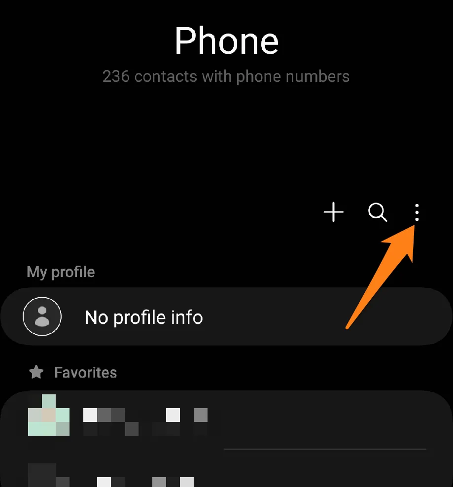 click on the three dots