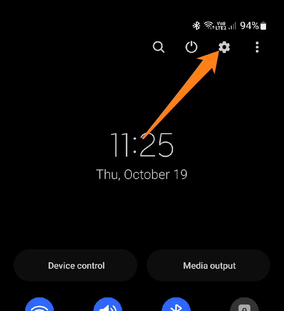 go to Settings