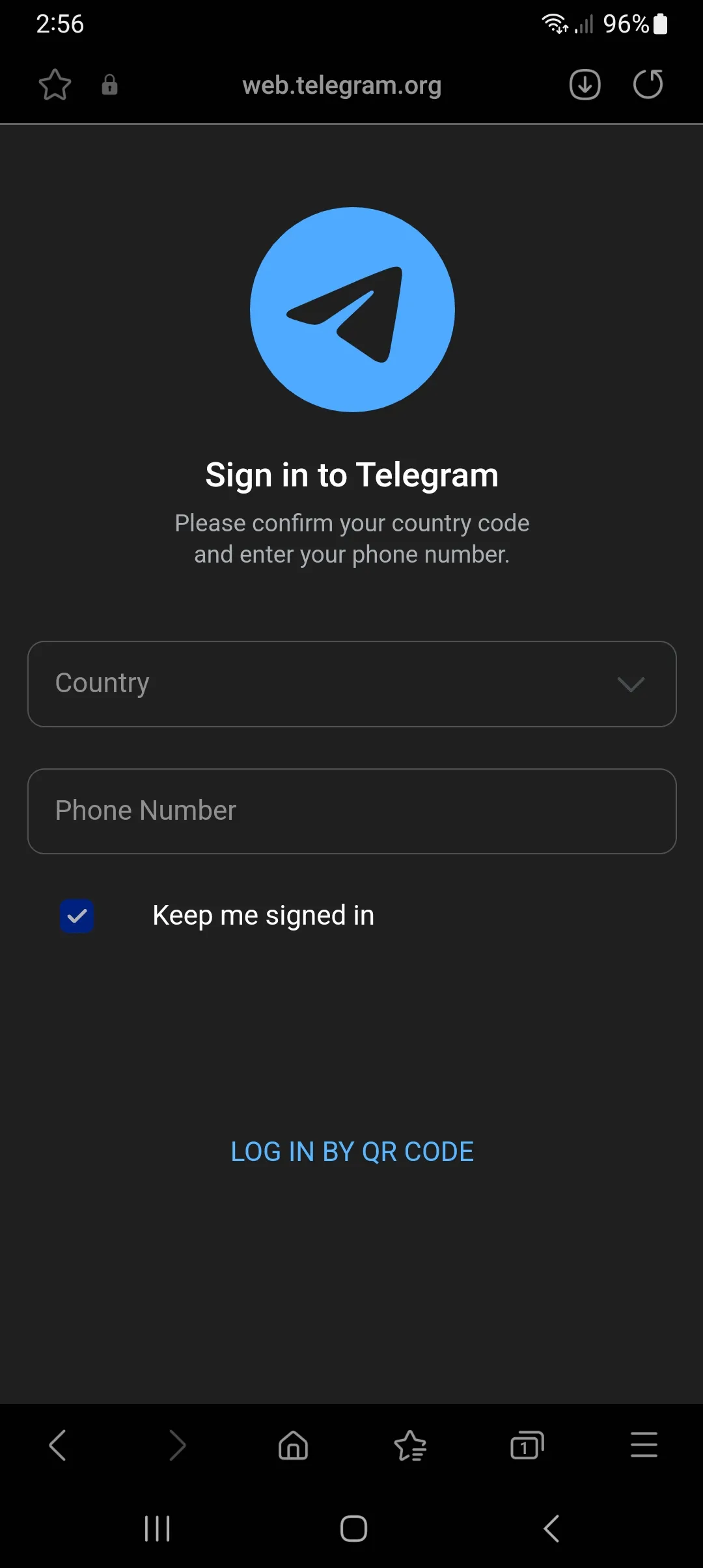 Image from: login by phone number