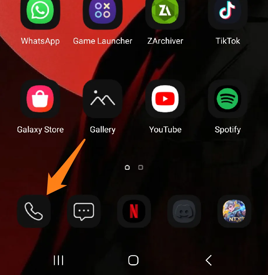 How to Find Samsung Galaxy IMEI Number open phone app How to Find Samsung Galaxy IMEI Number