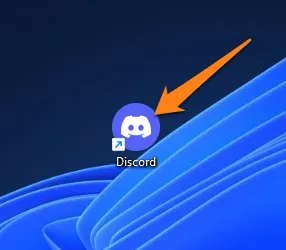 Open the Discord app
