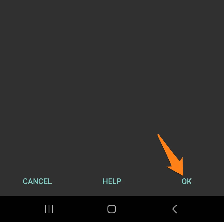Select the folder How to unzip files on Android
