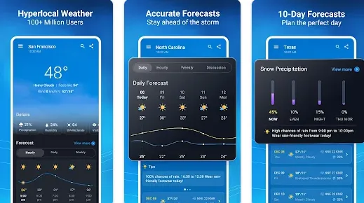 1Weather App Best Weather Apps for Android